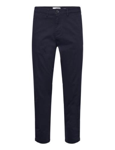 Slh172-Slimtape-New Miles Flex Pant N Bottoms Trousers Chinos Navy Sel...