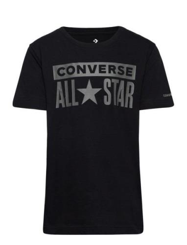 All Star Ss Tee Sport T-Kortærmet Skjorte Black Converse