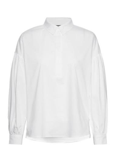 Blouses Woven Tops Blouses Long-sleeved White Esprit Collection