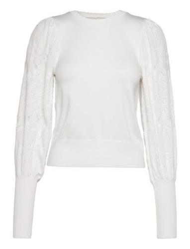 Onlmelita L/S O-Neck Pullover Knt Noos Tops Knitwear Jumpers White ONL...