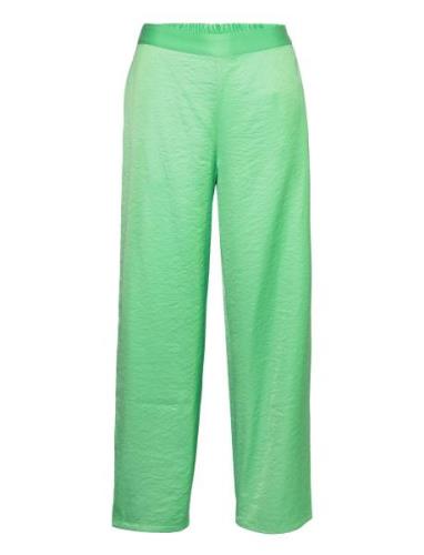 Slfdesiree Mw Pant B Bottoms Trousers Wide Leg Green Selected Femme