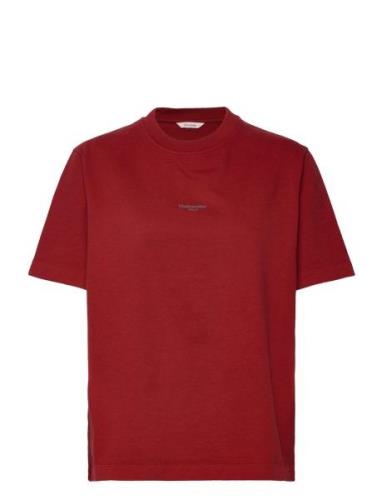 Kjerag Oslo Tee Tops T-shirts & Tops Short-sleeved Red HOLZWEILER