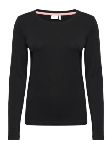 Nukazumi Ls Blouse Tops T-shirts & Tops Long-sleeved Black Nümph