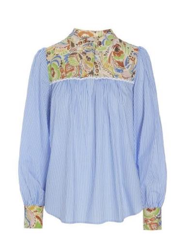 Creola Ns Tops Blouses Long-sleeved Blue Dea Kudibal