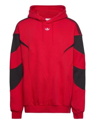 Cutline Hdy Sport Sweatshirts & Hoodies Hoodies Red Adidas Originals