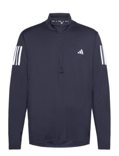 Otr 1/4 Zip Sport Sweatshirts & Hoodies Sweatshirts Navy Adidas Perfor...