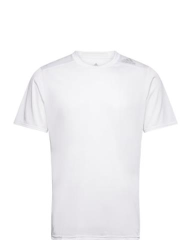 Designed 4 Running T-Shirt Tops T-Kortærmet Skjorte White Adidas Perfo...