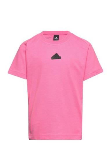 J Z.n.e. Tee Sport T-Kortærmet Skjorte Pink Adidas Sportswear