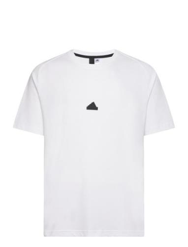 M Z.n.e. Tee Sport T-Kortærmet Skjorte White Adidas Sportswear