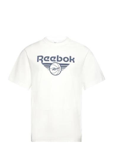 Bb Brand Graphic Tee Sport T-Kortærmet Skjorte White Reebok Classics