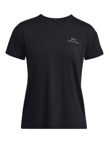 Ua Rush Energy Ss 2.0 Sport T-shirts & Tops Short-sleeved Black Under ...