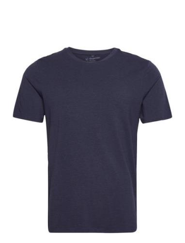 Jacbamboo Tee Ln Tops T-Kortærmet Skjorte Navy Jack & J S