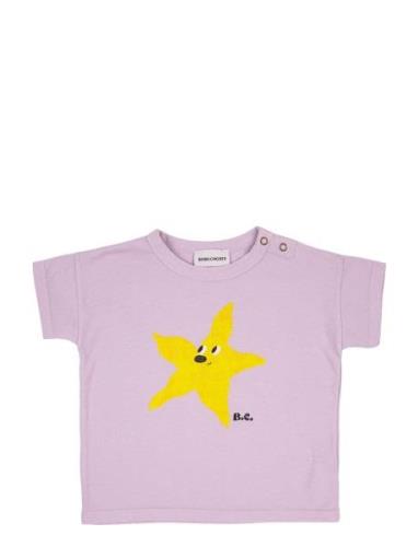 Starfish T-Shirt Tops T-Kortærmet Skjorte Purple Bobo Choses
