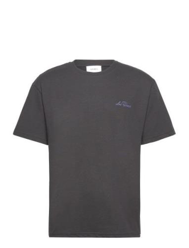 Crew T-Shirt Tops T-Kortærmet Skjorte Black Les Deux