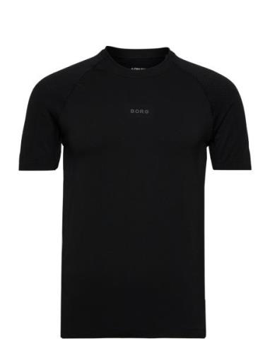 Borg Running Seamless T-Shirt Sport T-Kortærmet Skjorte Black Björn Bo...