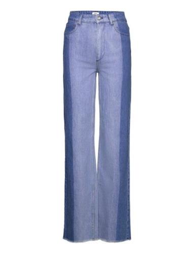 Twin Denim Charm Jeans Bottoms Jeans Wide Blue Mads Nørgaard