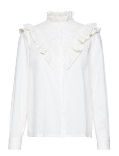 Shirt Tops Shirts Long-sleeved White Sofie Schnoor