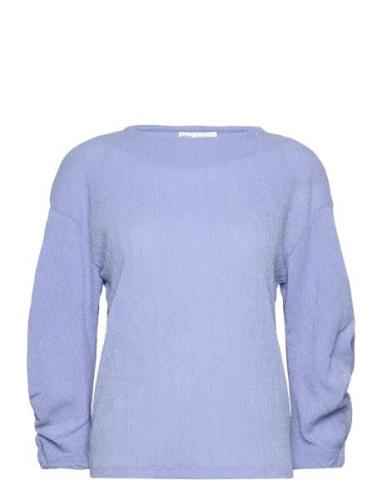 Galileahiw Top Tops Blouses Long-sleeved Blue InWear