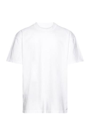 Isac Ss Crew Tops T-Kortærmet Skjorte White AllSaints