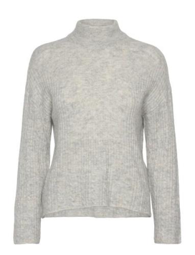 Paxley-M Tops Knitwear Turtleneck Grey MbyM