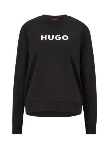 The Hugo Sweater Tops Sweatshirts & Hoodies Sweatshirts Black HUGO