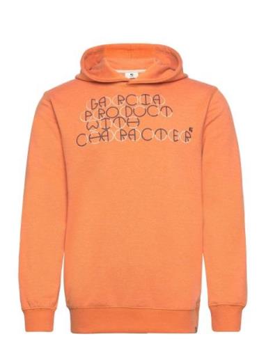 Men`s Sweat Tops Sweatshirts & Hoodies Hoodies Orange Garcia