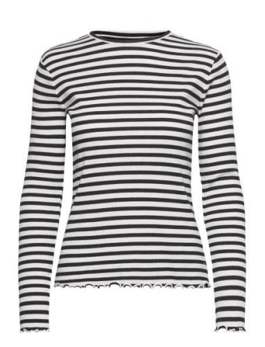 Vithessa O-Neck L/S Top - Noos Tops T-shirts & Tops Long-sleeved Black...