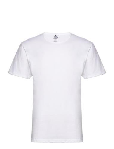 Dovre T-Shirts 1/4 Ærme Organi Tops T-Kortærmet Skjorte White Dovre
