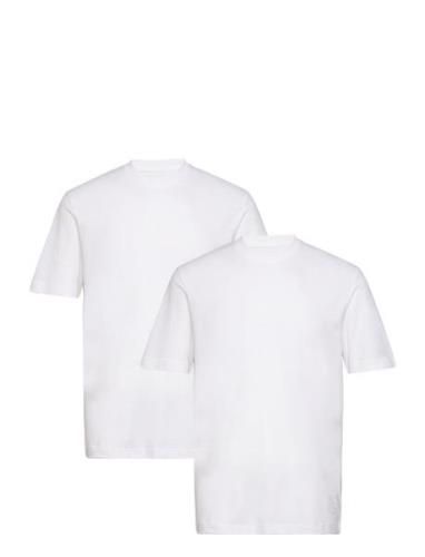 Double Pack Crew Neck Tee Tops T-Kortærmet Skjorte White Tom Tailor