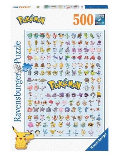 Pokémon – The First 151! 500P Toys Puzzles And Games Puzzles Classic P...