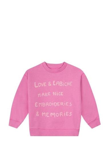 Pereire Love & Labiche Tops Sweatshirts & Hoodies Sweatshirts Pink Mai...