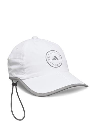 Asmc Run Cap Sport Headwear Caps White Adidas By Stella McCartney