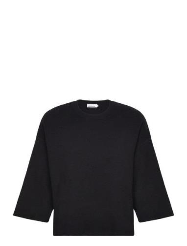 Doddiekb Knit Tee Tops T-shirts & Tops Long-sleeved Black Karen By Sim...