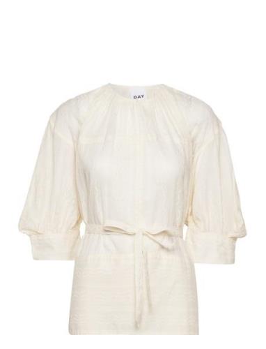 Campbell - Delicate Cotton Tops Shirts Long-sleeved White Day Birger E...