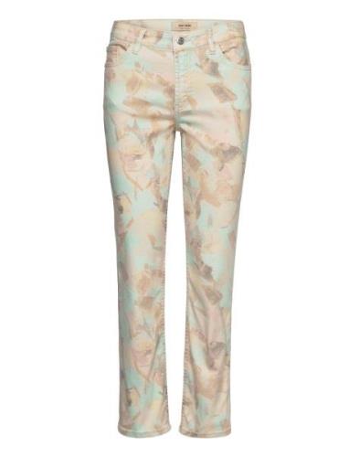 Ashley Print Pant Bottoms Jeans Skinny Green MOS MOSH