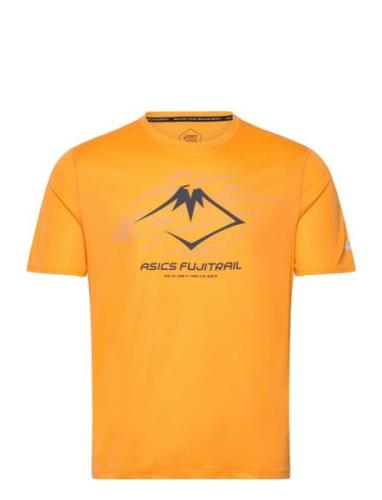 Fujitrail Logo Ss Top Sport T-Kortærmet Skjorte Orange Asics