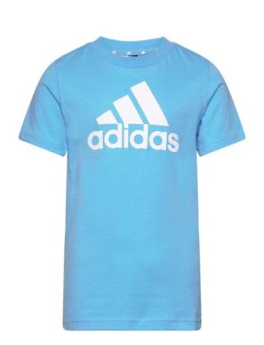Essentials Logo T-Shirt Tops T-Kortærmet Skjorte Blue Adidas Performan...