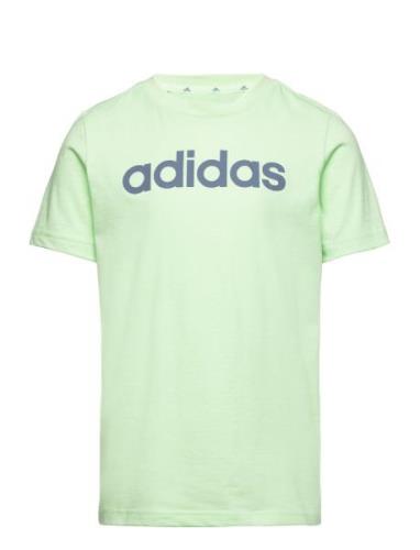 Lk Lin Co Tee Sport T-Kortærmet Skjorte Green Adidas Performance