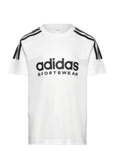 J Hot Ut Tee Sport T-Kortærmet Skjorte White Adidas Performance