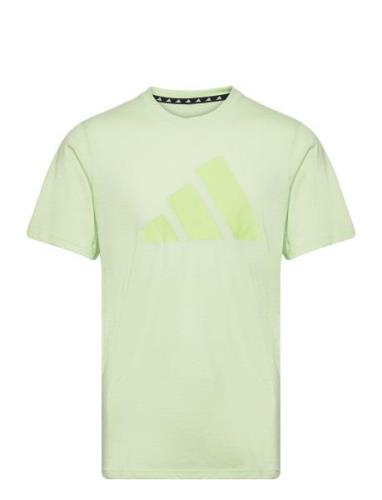 Tr-Es Fr Logo T Sport T-Kortærmet Skjorte Green Adidas Performance