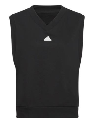 W Bluv Q1 Vest Sport T-shirts & Tops Sleeveless Black Adidas Sportswea...