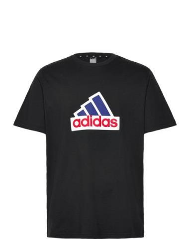 M Fi Bos T Oly Sport T-Kortærmet Skjorte Black Adidas Sportswear