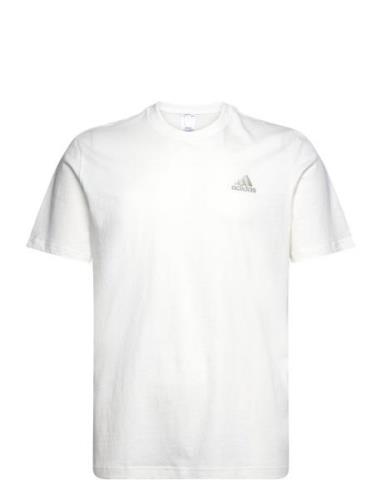 M Sl Sj T Tops T-Kortærmet Skjorte White Adidas Sportswear