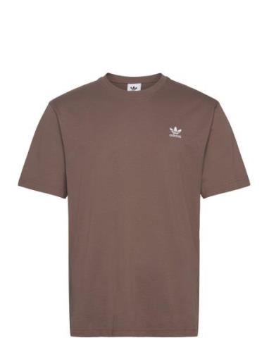 Essential Tee Sport T-Kortærmet Skjorte Brown Adidas Originals