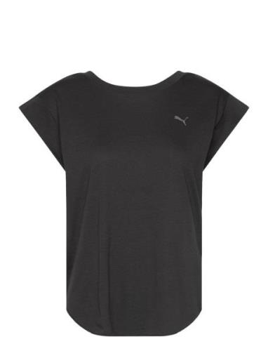 Studio Foundations Tee Sport T-shirts & Tops Short-sleeved Black PUMA