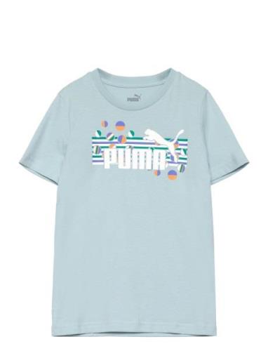 Ess+ Summer Camp Tee Sport T-Kortærmet Skjorte Blue PUMA