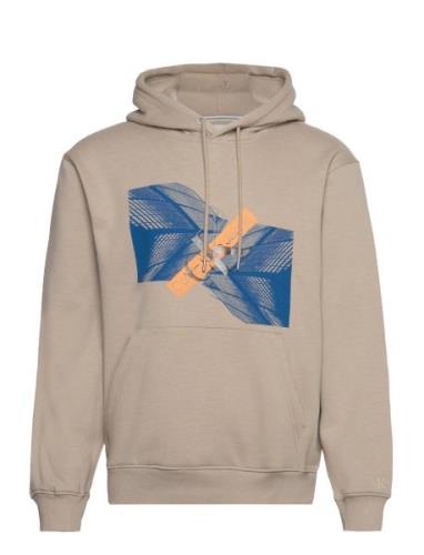 Skyscraper Urban Graphic Hoodie Tops Sweatshirts & Hoodies Hoodies Bei...