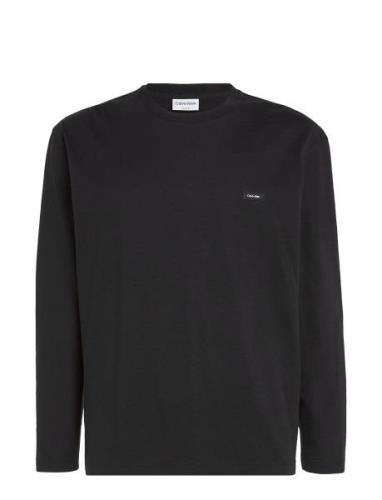 Cotton Comfort Ls T-Shirt Tops T-Langærmet Skjorte Black Calvin Klein
