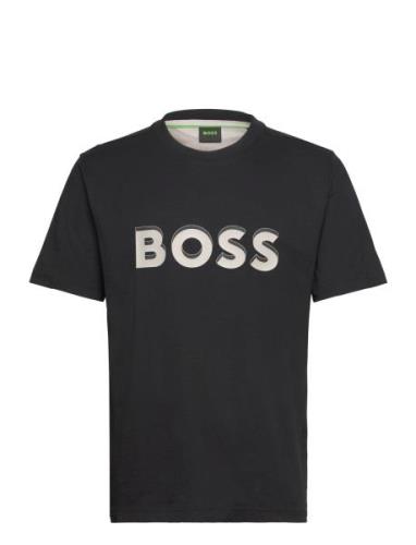 Teeos 1 Sport T-Kortærmet Skjorte Black BOSS