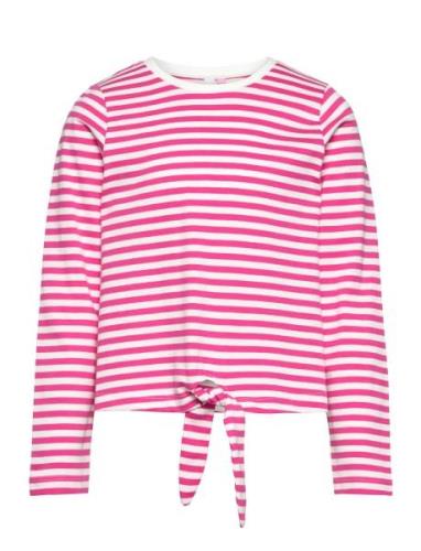 Vmsillealma Ls Knot Top Jrs Girl Tops T-shirts Long-sleeved T-Skjorte ...